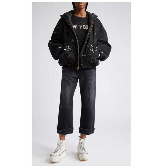 R13 Distressed Boyfriend Jeans Size 27 - Picture 11 of 11